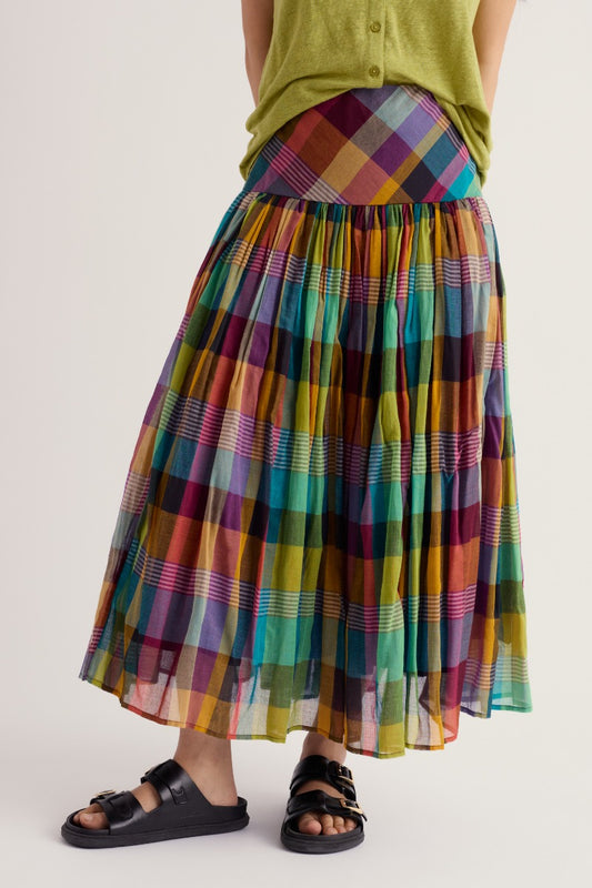 Exhibition Skirt with Dropped Waist