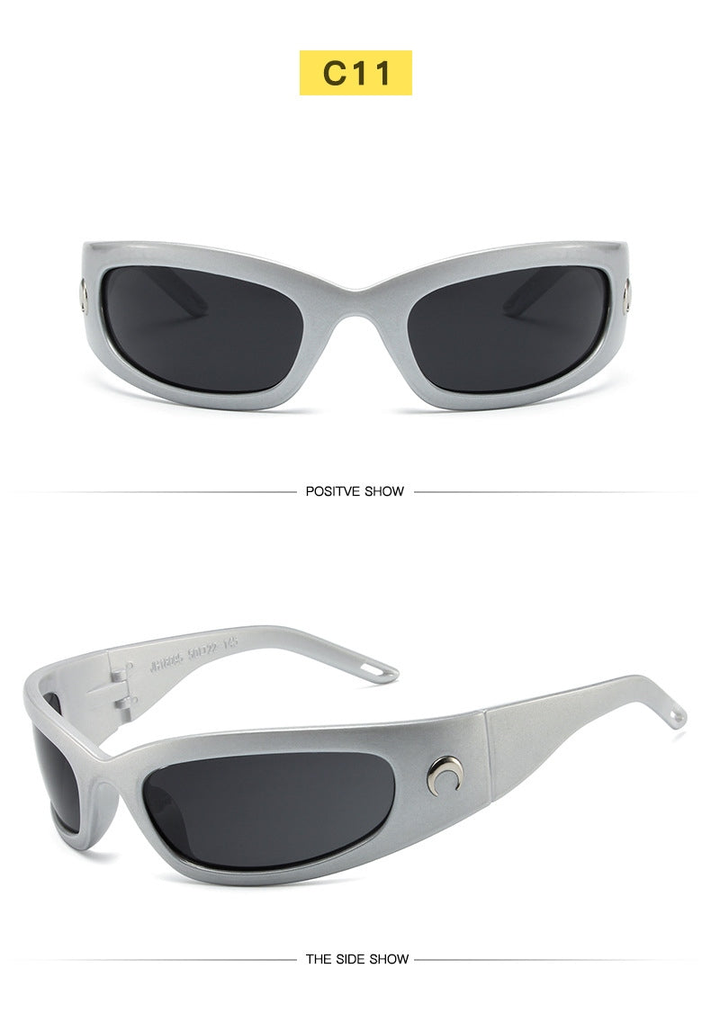 Retro Rectangle Sunglasses – Trendy UV400 Street Style Eyewear