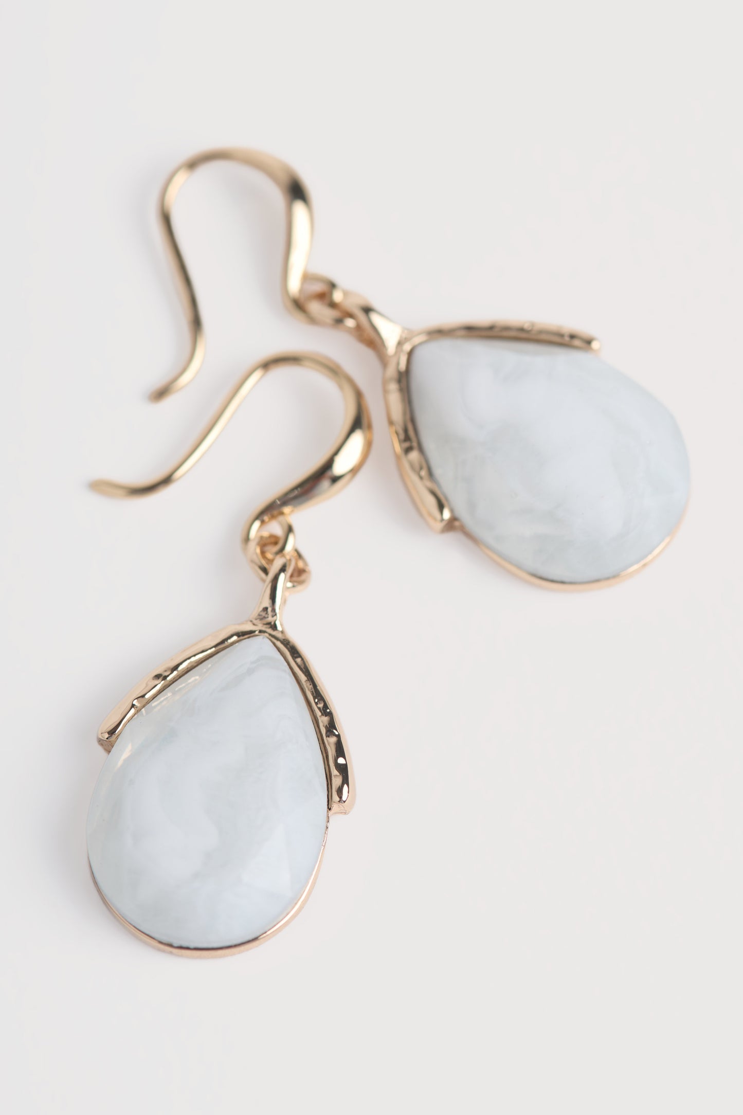 Reed Moon Drop Earrings