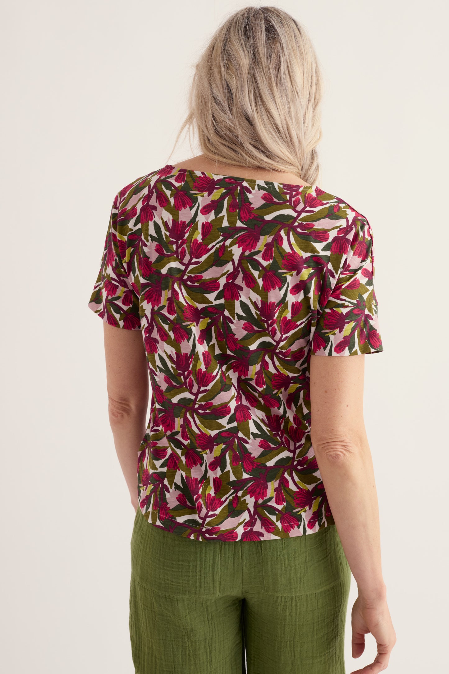 Bryher View Printed T-Shirt in GOTS Organic Cotton